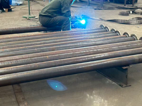 红河20#无缝注浆管加工108*6钢花管棚管